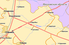 Карта Жуковского района