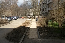 В Обнинске начали благоустраивать дворы