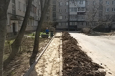 В Обнинске начали благоустраивать дворы