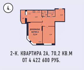 Изображение планировки квартиры